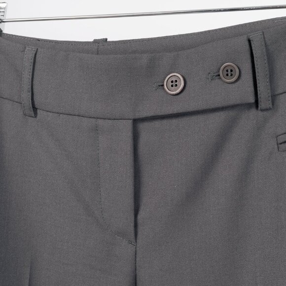 Brunello Cucinelli Grey Wool Double-Button-Fly Trousers - Picture 7 of 12